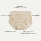 Mid Waist Soft Cotton Seamless Panties P08