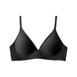 Chantelle's Secret Tri-Cup Daily Seamless Bra in a refined black, offering a sleek, invisible fit for daily comfort and style.