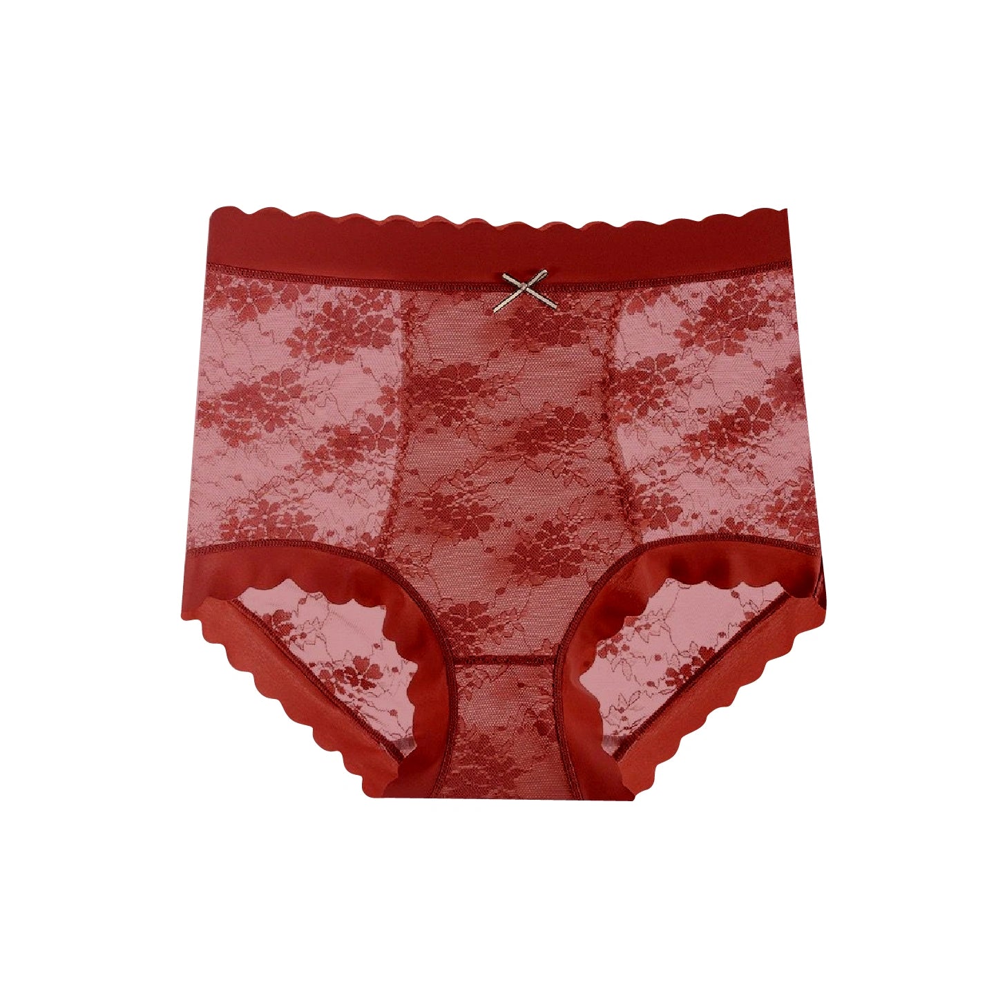 Mid Waist Floral Romance Lace Panties K21