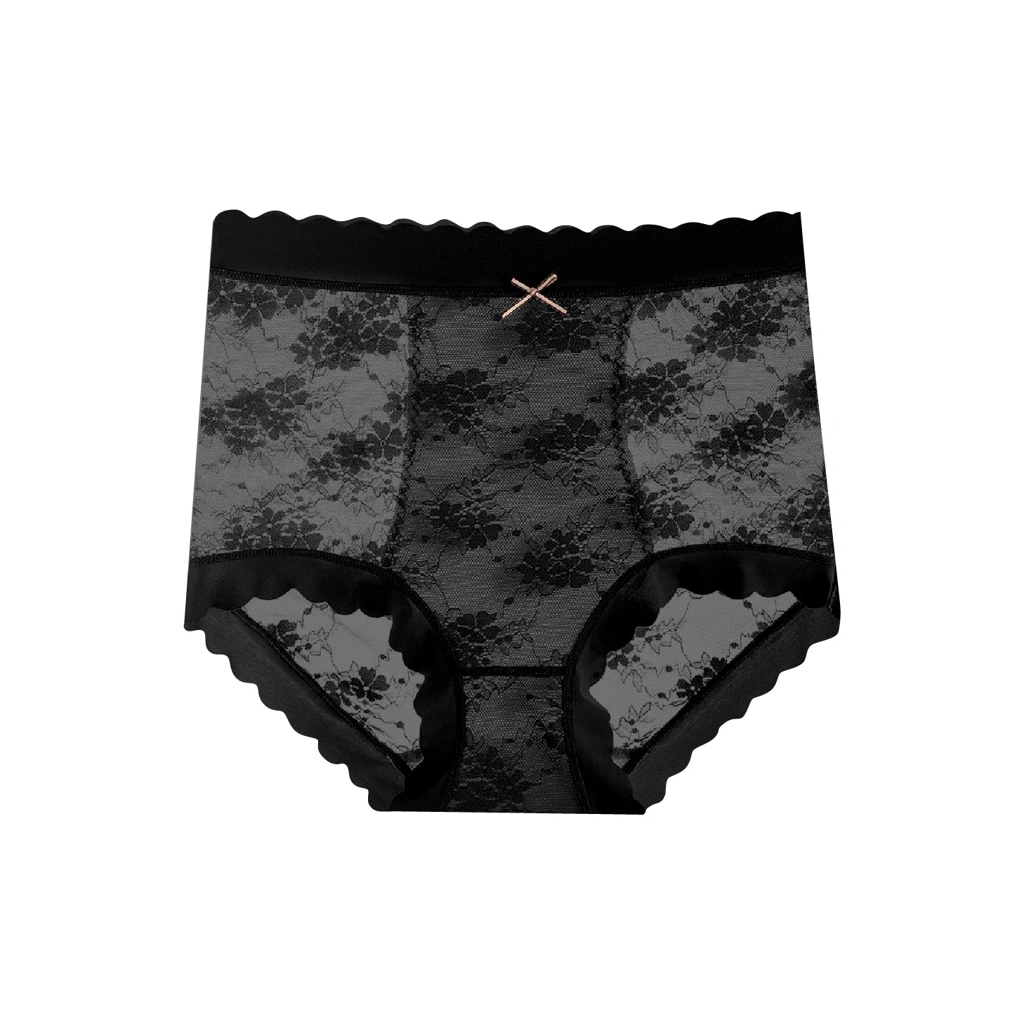 Mid Waist Floral Romance Lace Panties K21