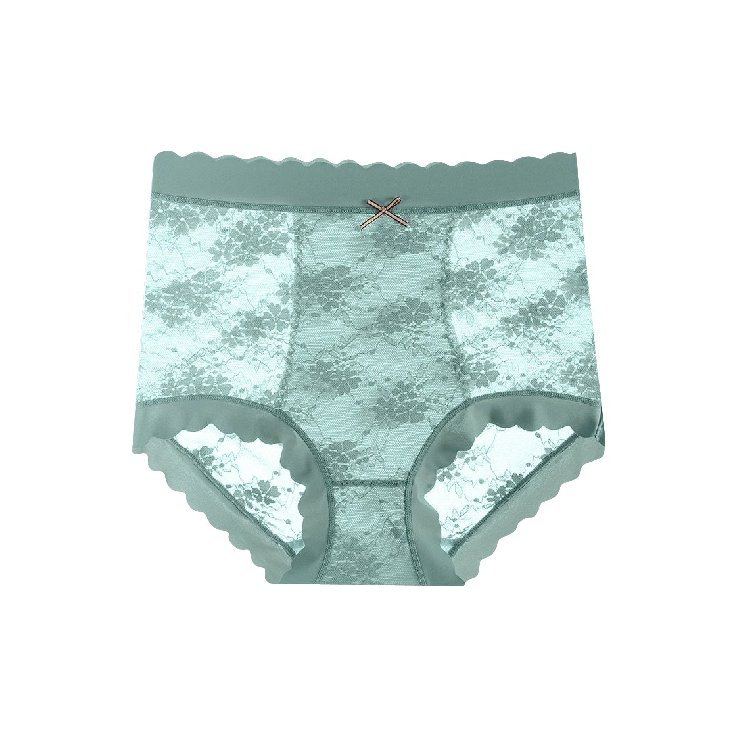 Mid Waist Floral Romance Lace Panties K21