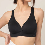 V-Front Closure Wireless Bra