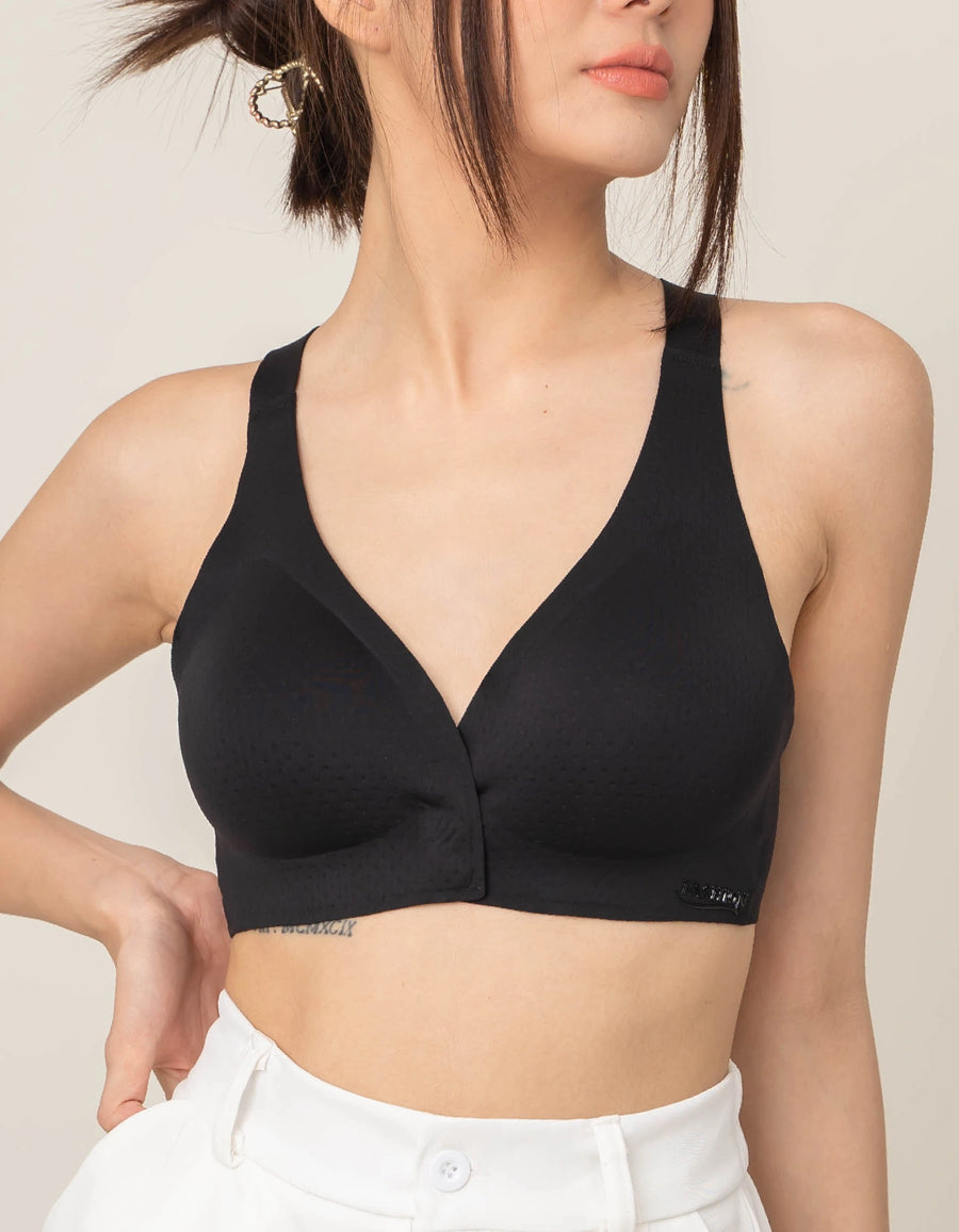 V-Front Closure Wireless Bra T76