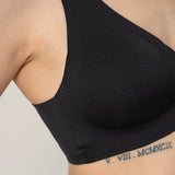 V-Front Closure Wireless Bra