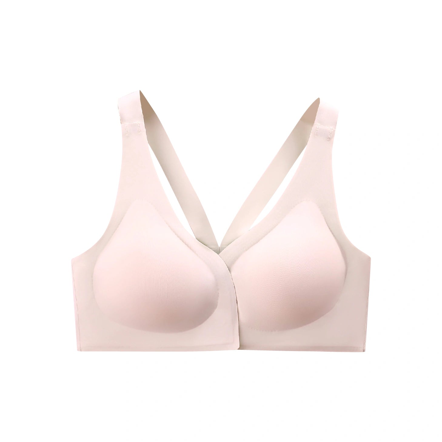 V-Front Closure Wireless Bra