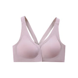 V-Front Closure Wireless Bra